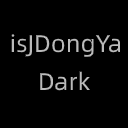 isJDongYa Dark Theme